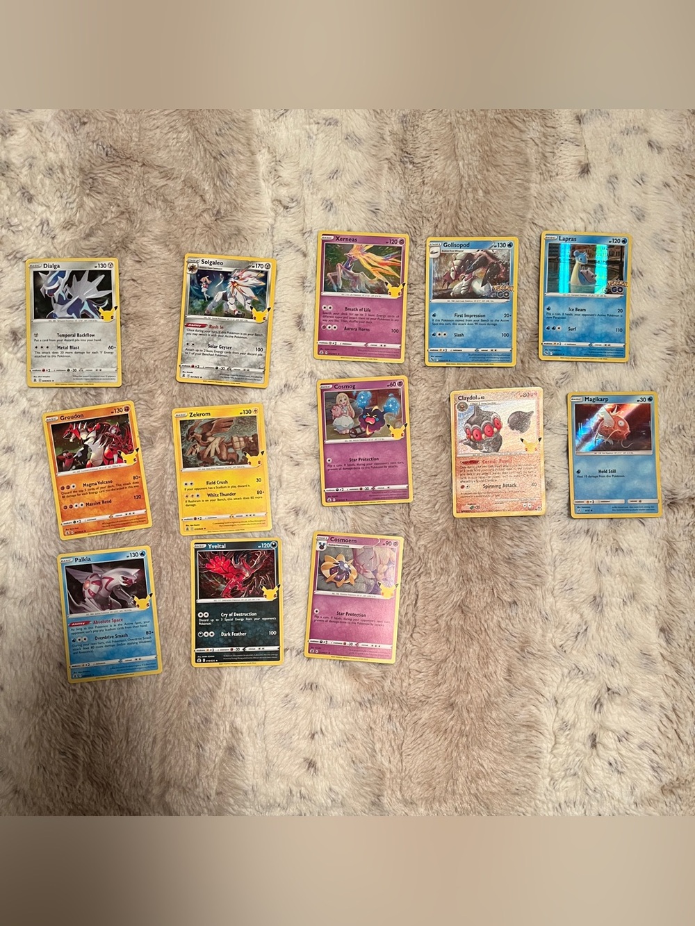 Pokemon Trading Card Lot - Celebrations & Holo Stamped Collectible Card Lot